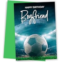 BIGLIETTO DI AUGURI 6° compleanno ragazzo tifoso di calcio Biglietto di