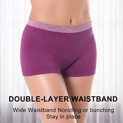 Image of DEEP TOUCH Womens Seamless Underwear Boyshort Panties Boxer Briefs No Show Panty for Ladies Comfortable