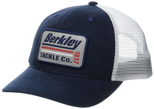 Chapeau de Camionneur Striper Berkley Bleu Marine - Casquette Ventilée Anti-Éblouissement Mixte