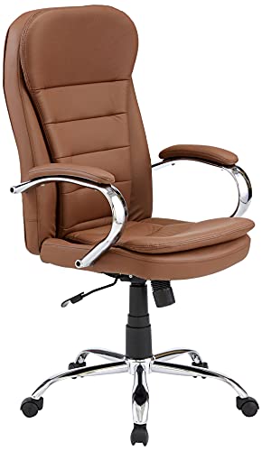 Amazon Brand - Solimo Obidos High Back Executive Chair (Brown)