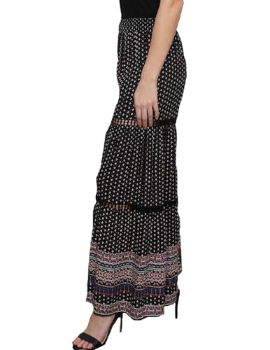 Angie Women's Lace Elastic Waist Bell Pant2