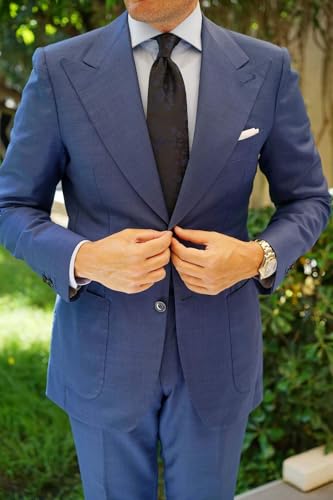 Image of OTAA Floral Necktie Casual Ties for Men - Perfect Neck Tie for Groomsmen Wedding Ties or Formal Occasions