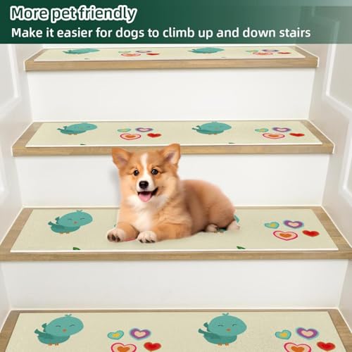 Tapis d'escalier antidérapants en TPE pour un intérieur chaleureux et sécurisé