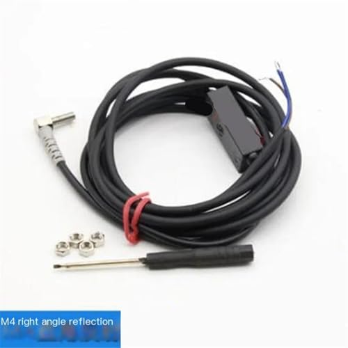 Sensor fotoeléctrico de reflexión codo M4 PNP NA BJL06 interruptor óptico en ángulo recto 5