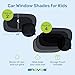Enovoe Car Window Shade for Baby - (2 Pack) UV Protection Breathable Mesh Baby Window Covers - Sun Shade Blocker, Cling Windows Cover - Glare Shield and UV Rays Protection for Your Child - XL 25