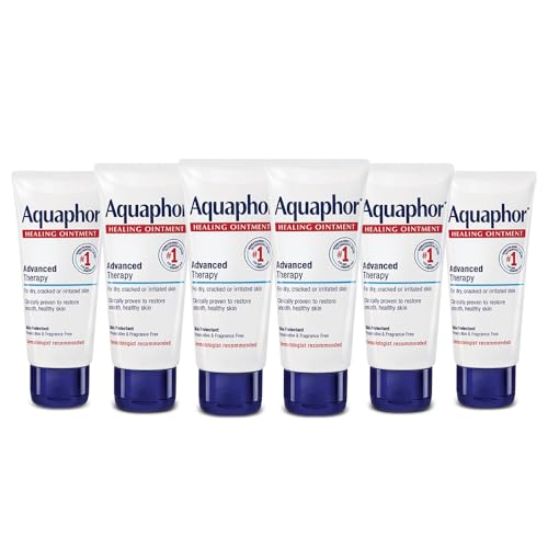 Image of Aquaphor Healing Ointment, Advanced Therapy Healing Ointment for Dry Skin, Skin Protectant for Dry Cracked Skin - 1.75 oz. Tube (Pack of 6)