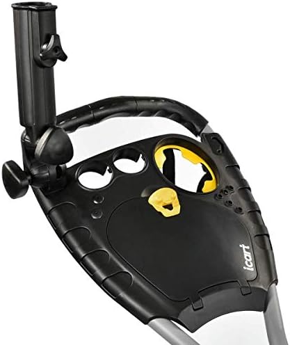 iCart Masters Compact Evo 3 Wheel Push Golf Trolley Black/Grey