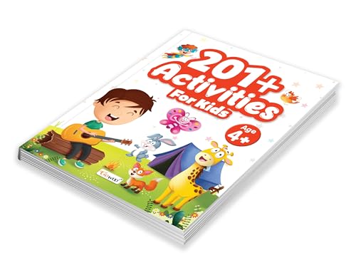 Image of 201+ Activities for Kids for Age 4+ :- fun activity book for kids, engaging activities for kids 4+, creative activity book for toddlers