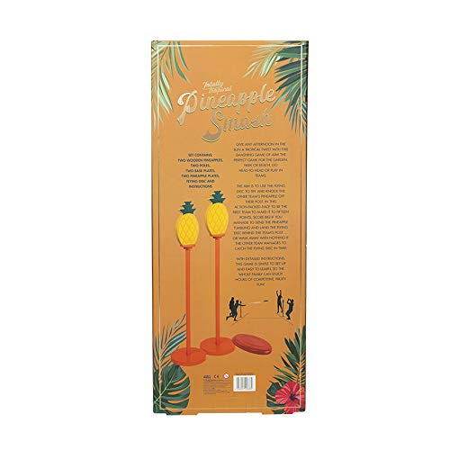 Pineapple Smash - A Totally Tropical Themed Version of The Classic Knockoff Toss Frisbee Game / Bottle Bash Game (Polish Horseshoes) - Thumbnail 2