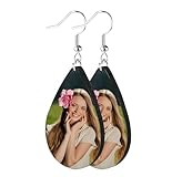 Personalised With Youe Own Photo Teardrop Earrings, with Earring Hooks and Jump Rings, Girls Gift.