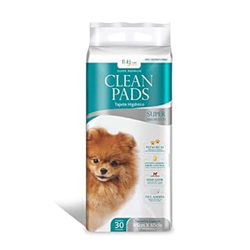 Tapete Higiênico Clean Pads (85X60), 30 Unidades São Francisco Pet para Cães, 85x60cm