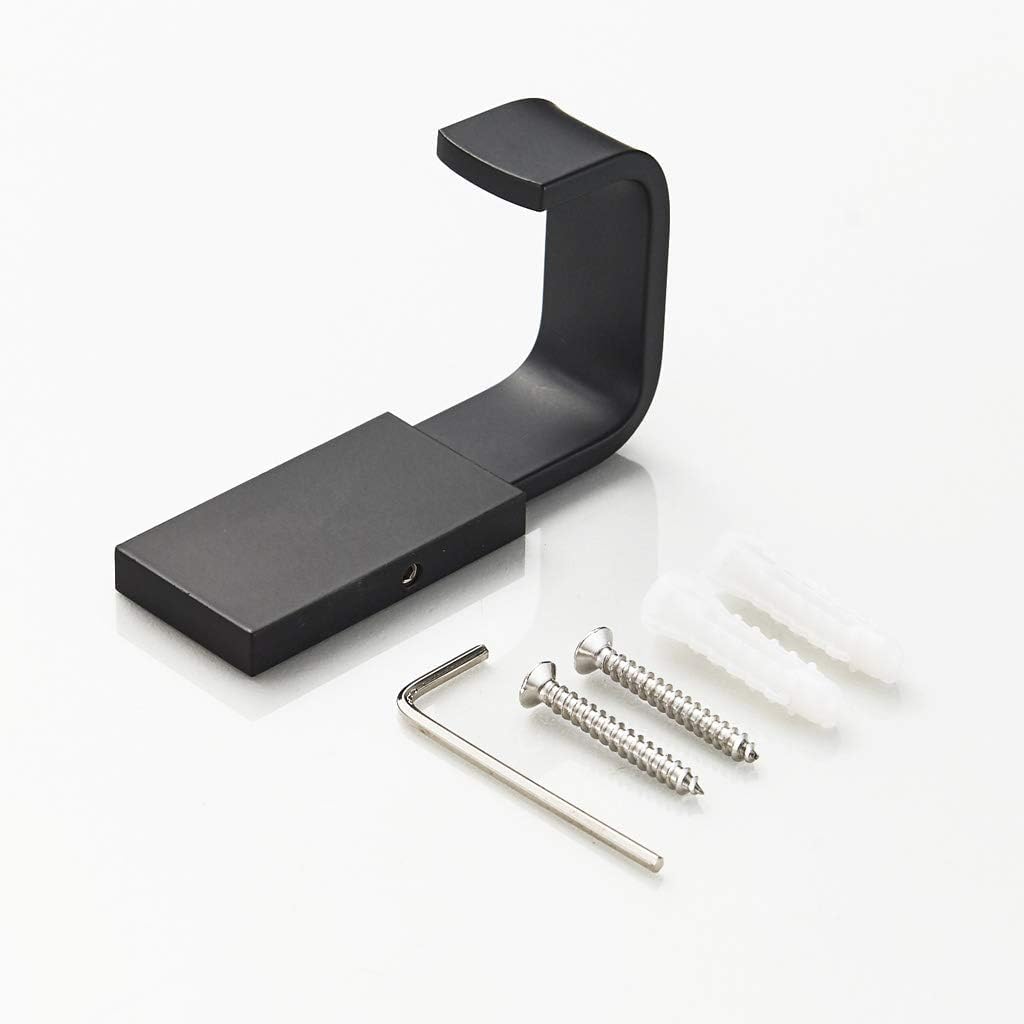 Xzeit ganchos de pared, ganchos de ropa vintage, Latón Cobre Negro Gancho único Bata Sombrero Abrigo Toalla Gancho de pared Puerta Armario Gancho de sonda única 5 kg