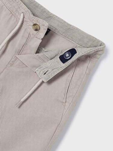 Mayoral Linen Pants for Boys Semolina3