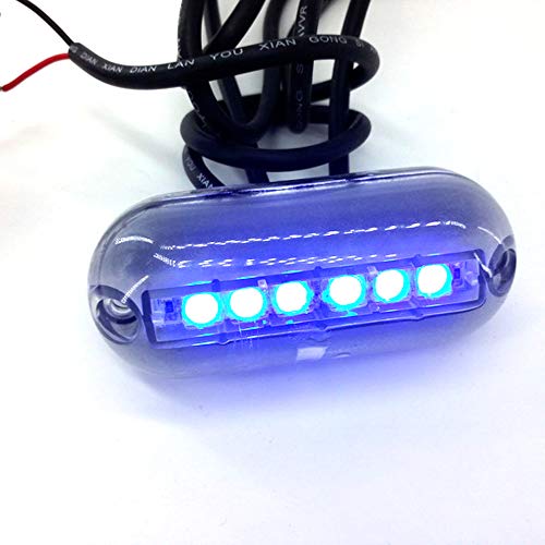 RuleaxAsi 12 V 6LED Luzes de popa do barco LEVOU Luz para Iluminação Natação Pesca Iate Condução Nav