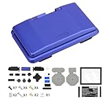 Replacement Full Housing Shell Case Kit Cover for Nintend DS NDS Game Console Repair Parts (Blue)