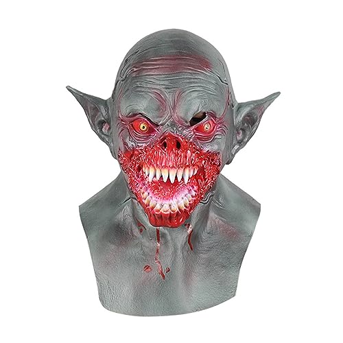 Masque vampire Halloween latex réaliste pour terrifier vos amis en soirée déguisée horreur