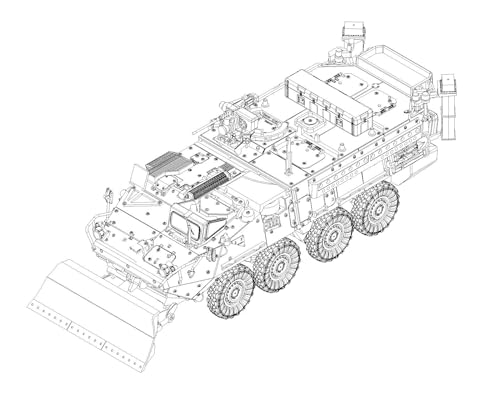 M1132 Stryker Trumpeter maquette avec lame SOB ultra détaillée pour diorama