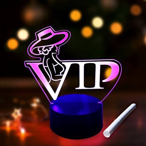 HYDLSY LED Lights Table Sign with Writing Pen - Battery