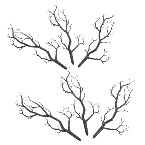 TOMETURE Halloween Season 6pcs Plastic Vase Filler Branches Twig Decor