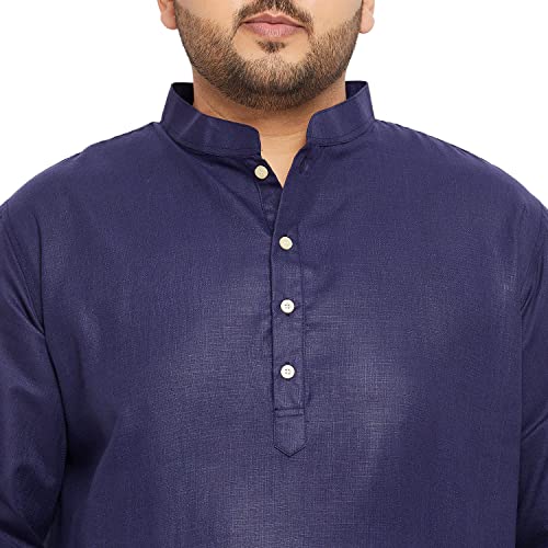 Image of Bigbanana Plus Size Men Regular Fit Kurta
