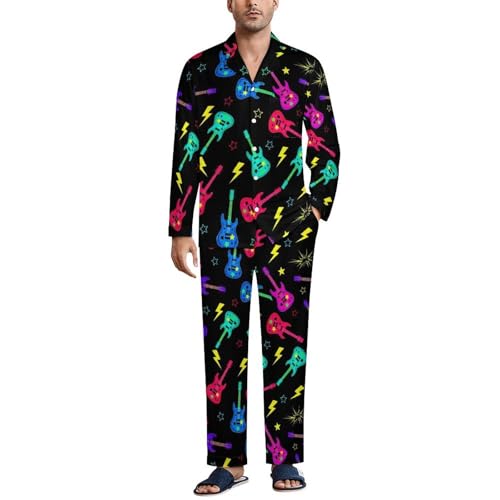 Pajamas Set for Men, Soft Reusable 2 Piece Sleepwear, Men's