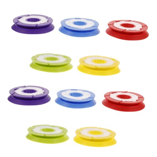 KESYOO Silicone Mainline Spool Fishing Line Storage Holders Closed Spool Design Angling Gear Lightweight