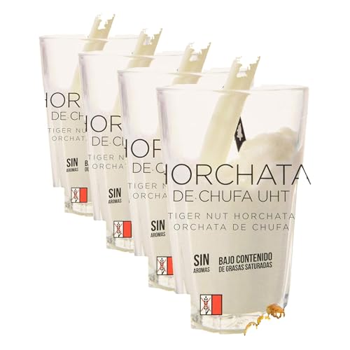 COSTA Bebida de Horchata de Chufa - Caja de 6 x 1L (Paquete de 4)