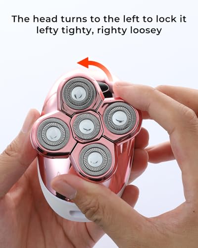 Image of Electric Razors for Women, 5-in-1 Rechargeable Body Shaver - Waterproof Wet Dry Hair Remover - Trimmer for Lady Face Underarms Bikini,Lips,arms, Legs