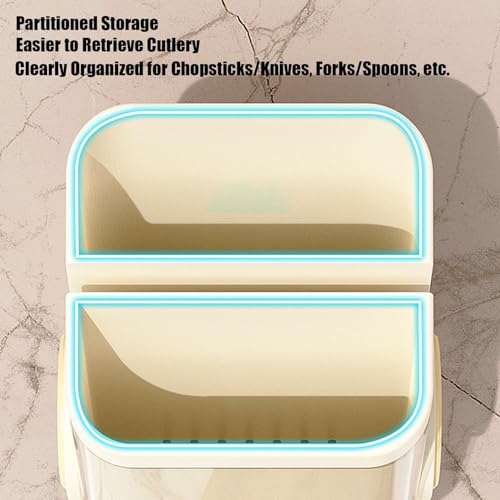 Organisateur de couverts mural sans perçage pour optimiser les petits espaces - 6