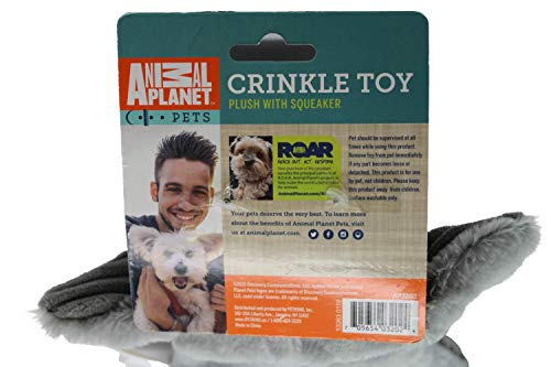 Animal Planet Crinkle Toy Plush With Squeaker #TOP2