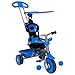 Produktbild Charles Bentley Kinder Trike Stern mit Canopy & Safety Guard 4 in 1 mit Einstellbarer Lenkungs Elternteil Griff in Blau