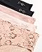Jessica Simpson Women's Hipster Underwear - 5 Pack Microfiber Lace Trim No Show Seamless Panties, (Sizes: S-XL), Size Medium, Rose Multi