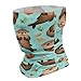 Fashion Women Head Wrap Men Neck Gaiter, Cute Sea Otters Beanie Hat Hunting Cycling Outdoor Sport Headwear, Multipurpose African Head Wraps for Cancer Chemo