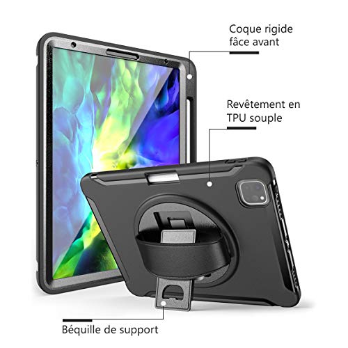 Karylax, iPad Pro 12.9" (6th/5th/4th/3rd Generation, 2022/2021/2020/2018), Screen Protector Included, Heavy Duty Case, Stand - Image 3