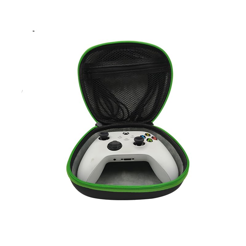 JOYSOG Für Xbox Controller Case, EVA Hard Travel Case für Xbox Series X/Series S Game Controller Aufbewahrungstasche, Schwarz , Taschen-Organizer