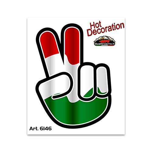 Quattroerre 6146 Sticker Respect For Bikers Table Dimensions 10 x 12 cm