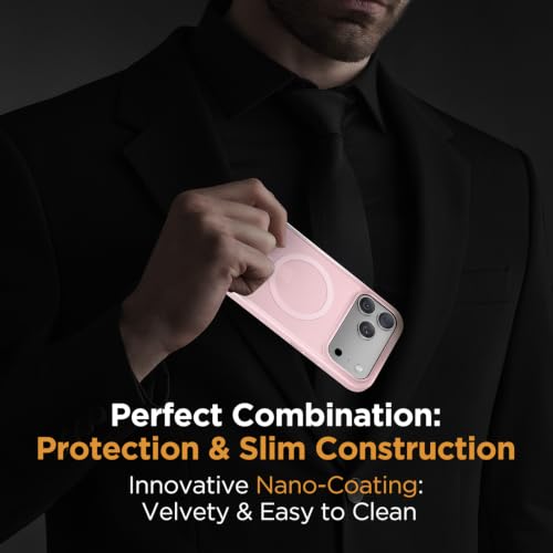 Image of Miracase for Translucent 18 Pro Max Phone Case, Pink