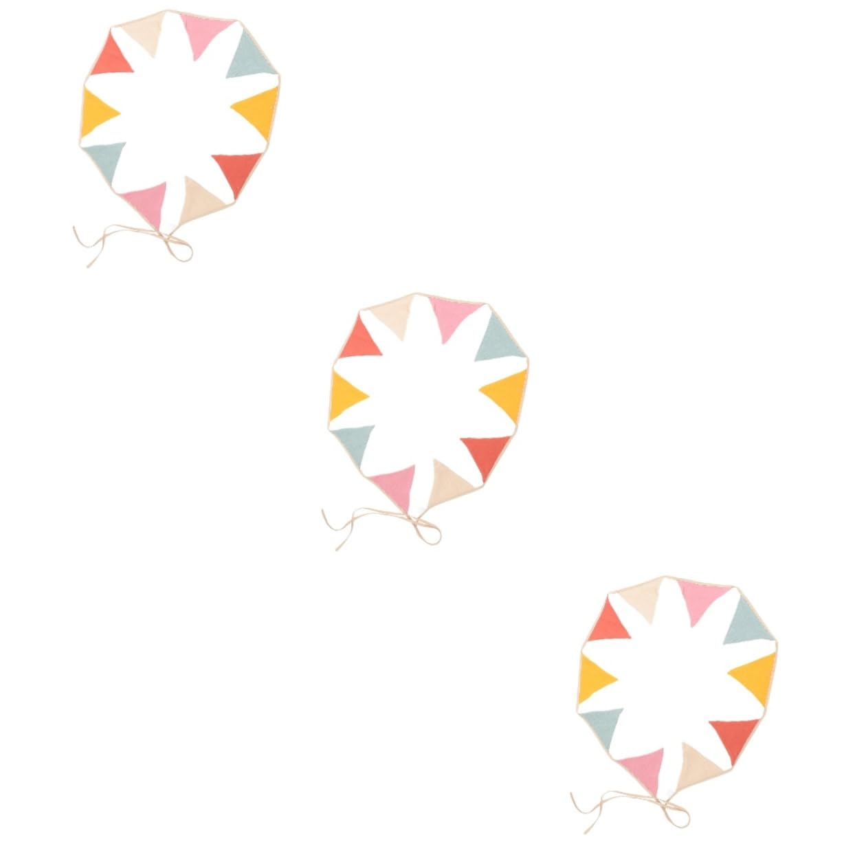 TOYANDONA 3 Piezas Decoración De La De Los Niños Banderines Colgantes Guirnaldas Banderines Triangulares Guirnalda Banderines De Carnaval Decoración Colgante para Fiestas