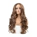 Sexy Womens Long Wavy Light Brown Wigs