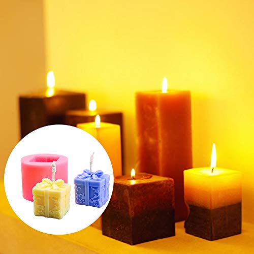 3D Kerzenform Silikongussform, Silikonformen, Kerze Herstellung von Formen, DIY Stereo Silikon Seifenform Zylinder Fondant Casting für DIY Handwerk – Bild 5