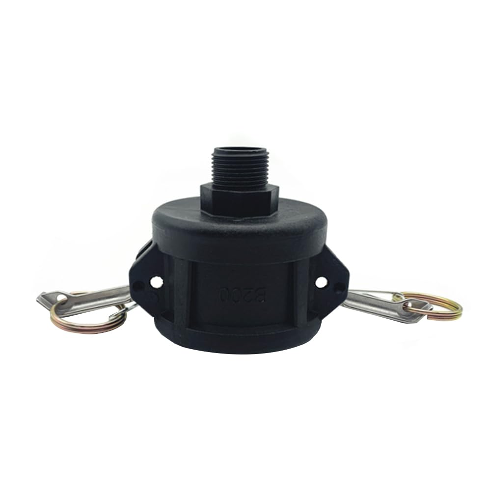 Outer Female Head, Tank Drain Adapter, 2" to 3/4" Hose Conversion Adapter, Water Hose Adapter, IBC Tote Fittings, Cam Lock with Garden Hose Fittings, for Garden Hose Water Storage Tank Drain Faucet