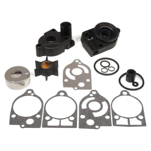 (Compatible With Mercury) Water Pump Rebuild Kit 46-77177A3 Fits MANY 30 35 40 45 50 60 65 70 Hp (See Fitment Chart in Description) Cover
