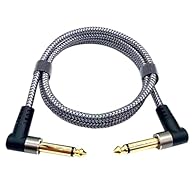 Pure copper core provides maximums conductivity and durability, this guitar pedal cable can transfer high purity sound signals with minimal loss. Nylon braid improves the tensile strength of the cable and protects the cable in good condition and avoi...