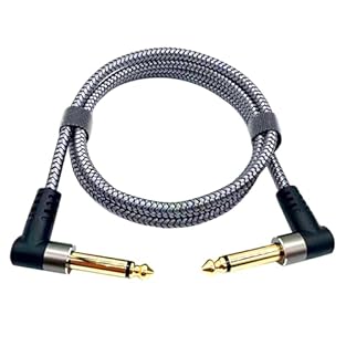 Pure copper core provides maximums conductivity and durability, this guitar pedal cable can transfer high purity sound signals with minimal loss. Nylon braid improves the tensile strength of the cable and protects the cable in good condition and avoi...