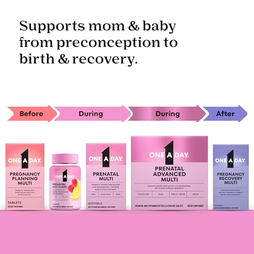 Image of A Day Prenatal Vitamins for Women Gummies- Pregnancy Vitamins for Women with Folic Acid,DHA,Iodine,Prenatal Gummies,Iron-Free,120 Ct (Packaging May Vary),(Pack of 2)