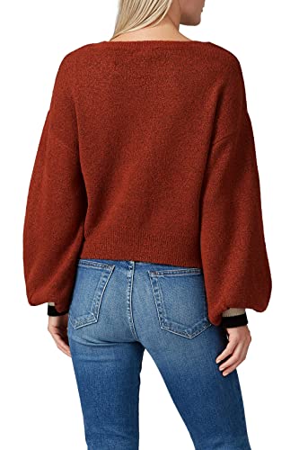 Louna Rent The Runway Pre-Loved Red Striped Cuff Sweater4