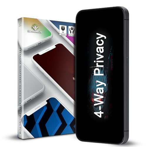 Image of Supershieldz NeoGuard True 360 Privacy Tempered Glass Screen Protector Guard for iPhone 12 and 12 Pro, 9H Hardness, Anti-Static, Case-Friendly, Easy Installation Kit - 1 Pack