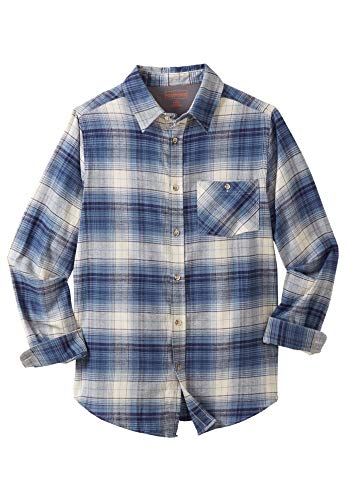 KingSize Men's Big & Tall Boulder Creek Flannel Shirt