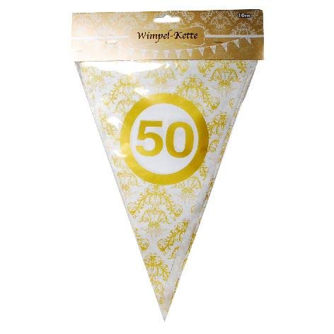 Filare Bandierine 50 Matrimonio d'oro