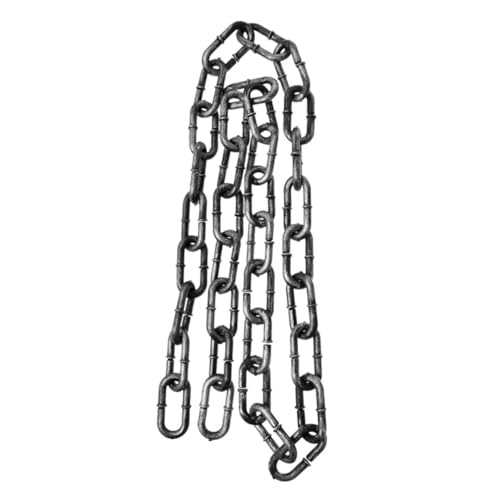 Hohopeti Cadena Decorativa Halloween de Plástico Simulada Accesorio Ligero y Compacto para Fiestas y Terrorífico para Disfraces y Decoración Temática